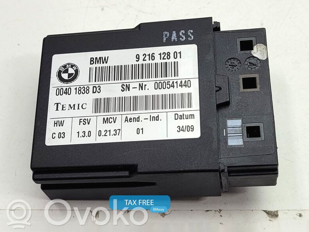 BMW 5 E60 E61 Modul comandă scaune 