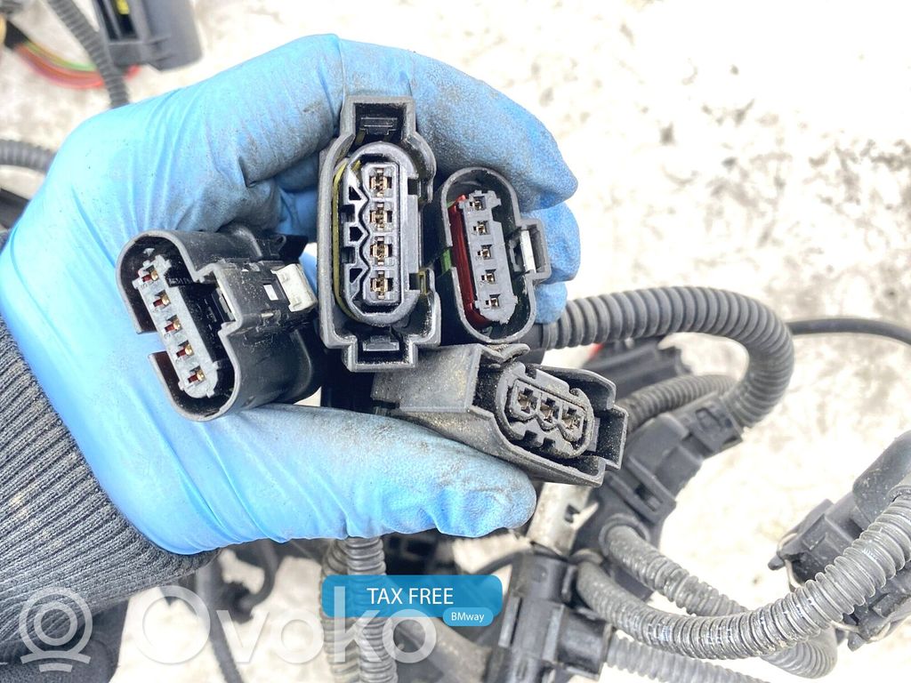 BMW 5 E60 E61 Cableado de instalación del motor 