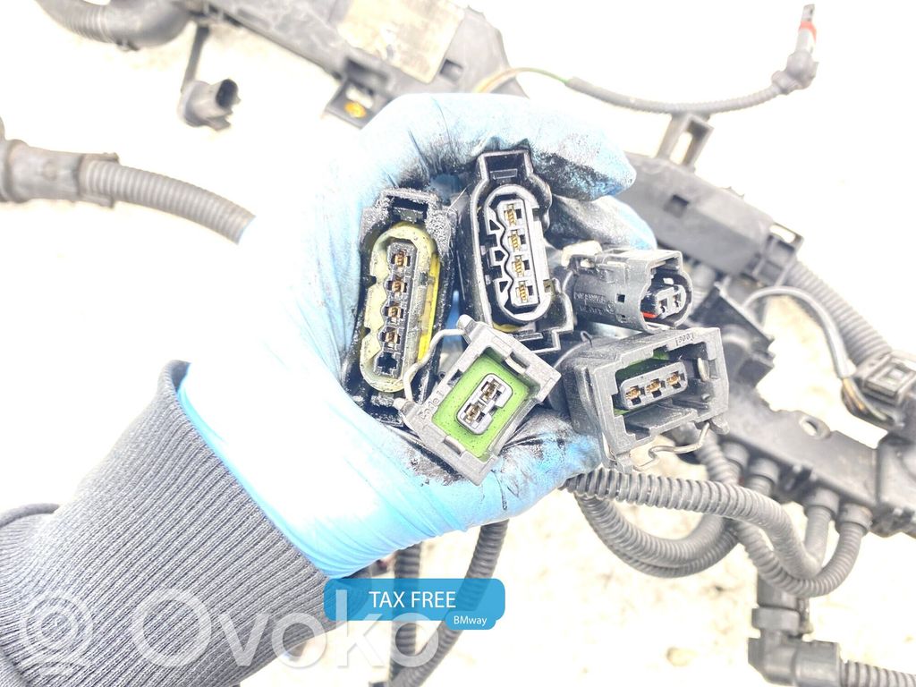 BMW 5 E60 E61 Cableado de instalación del motor 