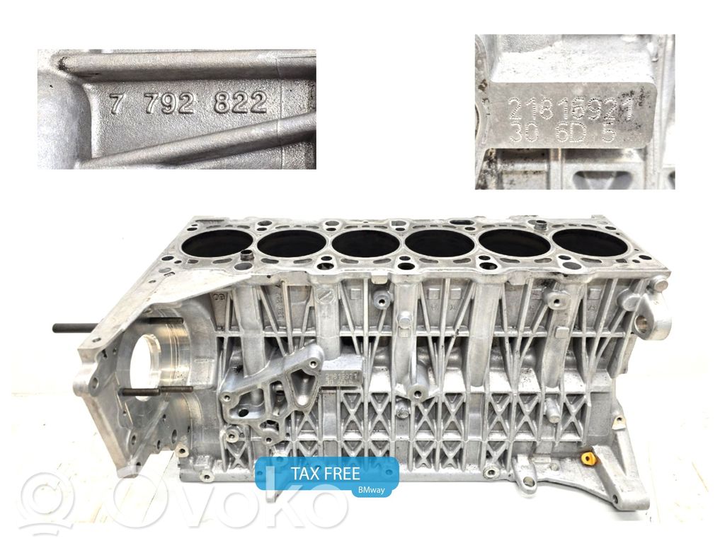 BMW X5 E70 Bloque de motor 