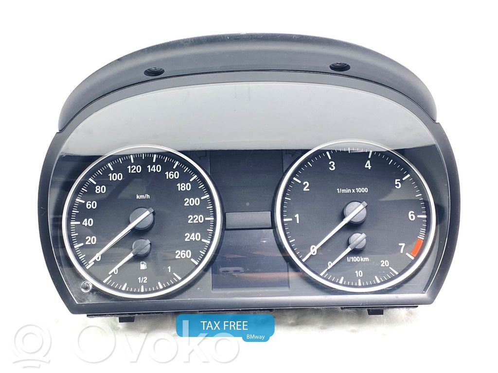BMW 3 E90 E91 Nopeusmittari (mittaristo) 