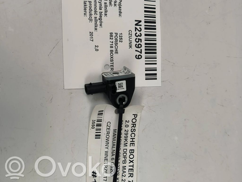 Porsche Boxster 982 Airbag deployment crash/impact sensor 