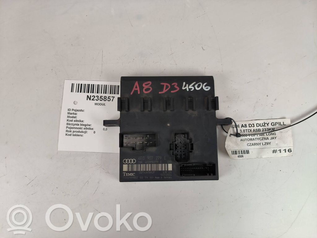 Audi A8 S8 D3 4E Комфортный модуль 