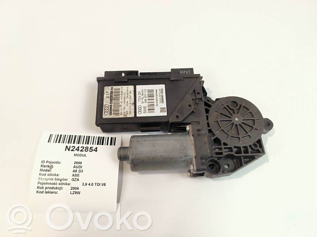 Priekšpusē loga pacēlāja motoriņš   4E2959801F,998267112,5WK45674LBF,4E1910802B