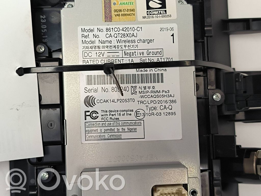 Toyota RAV 4 (XA50) Modul încărcare wireless 