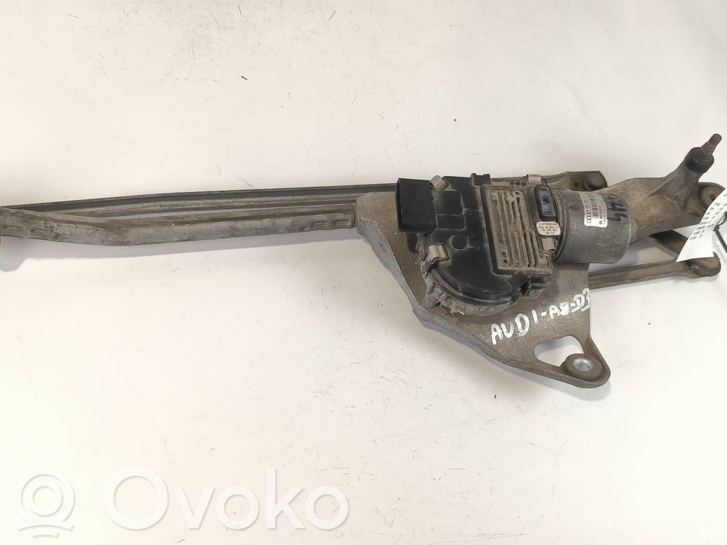 Audi A8 S8 D3 4E Wischergestänge Wischermotor vorne 