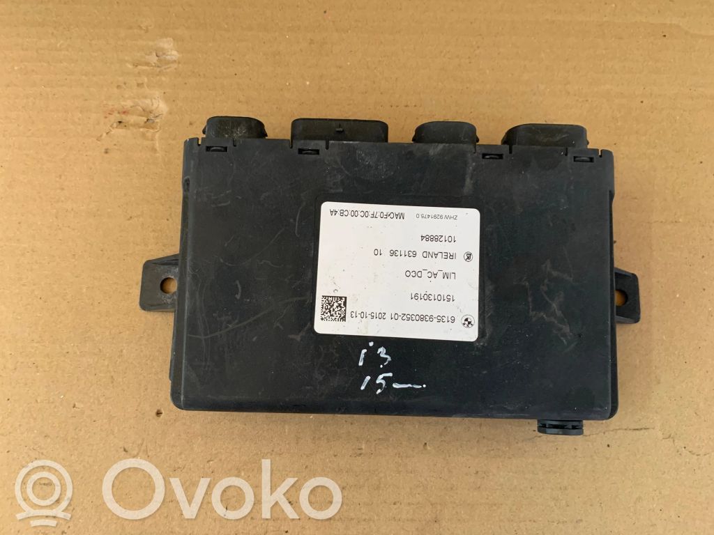 BMW i3 Climate control unit 