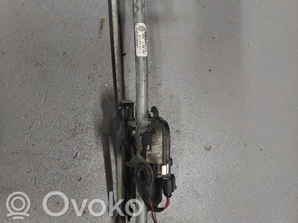 Volkswagen PASSAT B6 Mechanizm i silniczek wycieraczek szyby przedniej / czołowej 