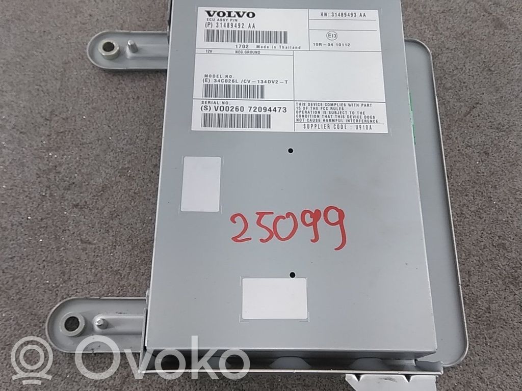 GPS navigation control unit/module   31489492