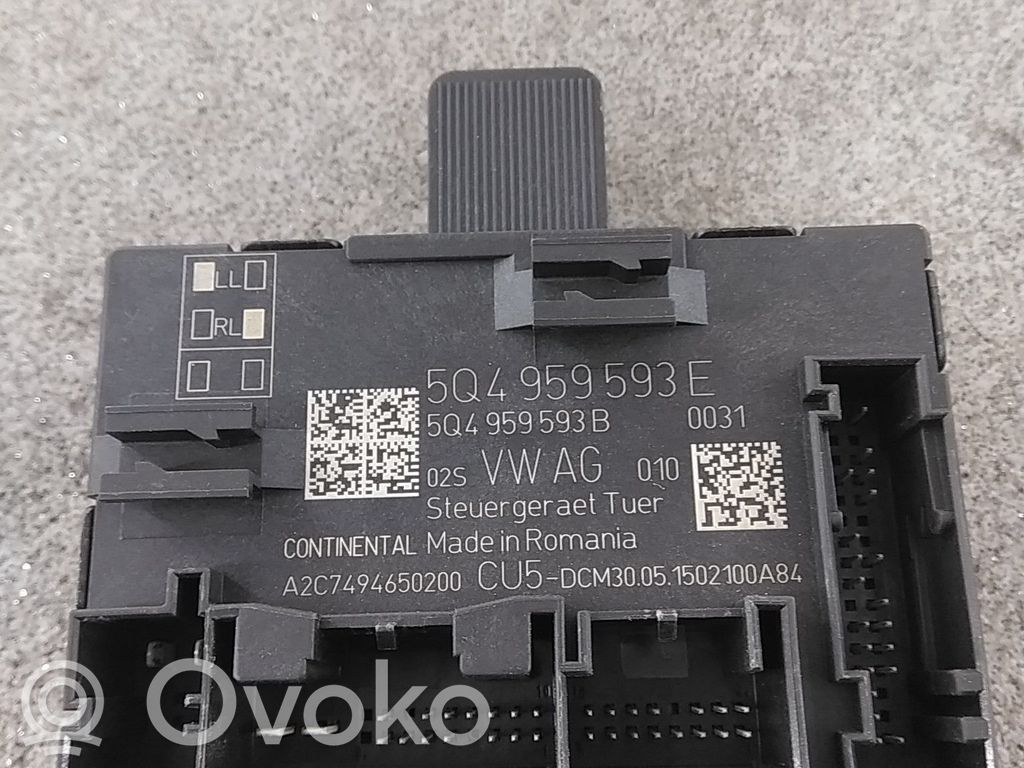 Seat Leon (5F) Comfort/convenience module 