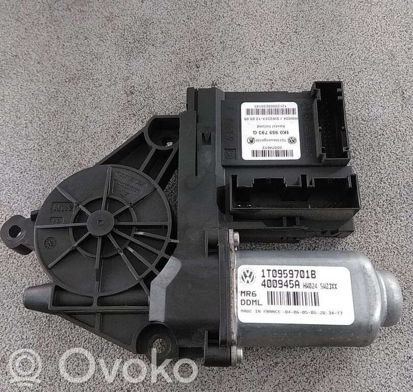 Skoda Octavia Mk2 (1Z) Silnik regulatora szyby drzwi przednich 