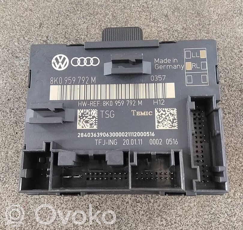 Audi Q5 SQ5 8R Module confort 