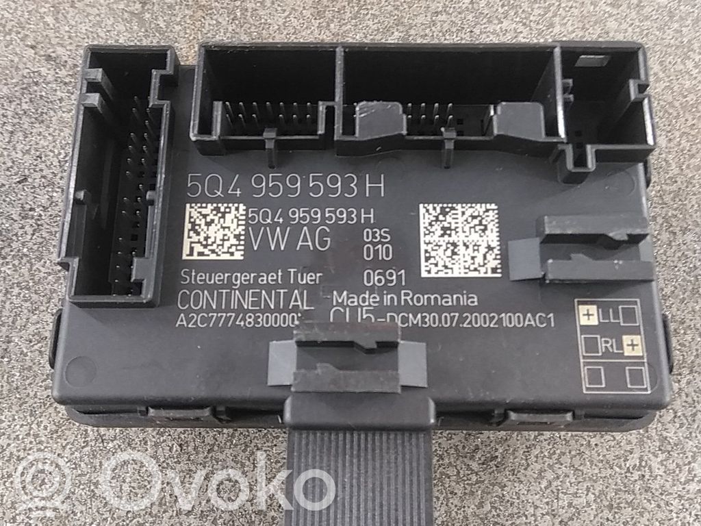 Skoda Octavia Mk4 Módulo de confort/conveniencia 