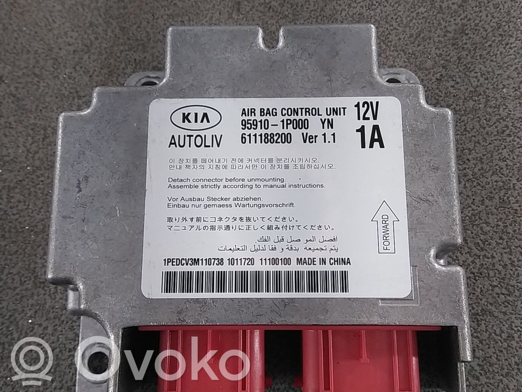 KIA Venga Airbag control unit/module 