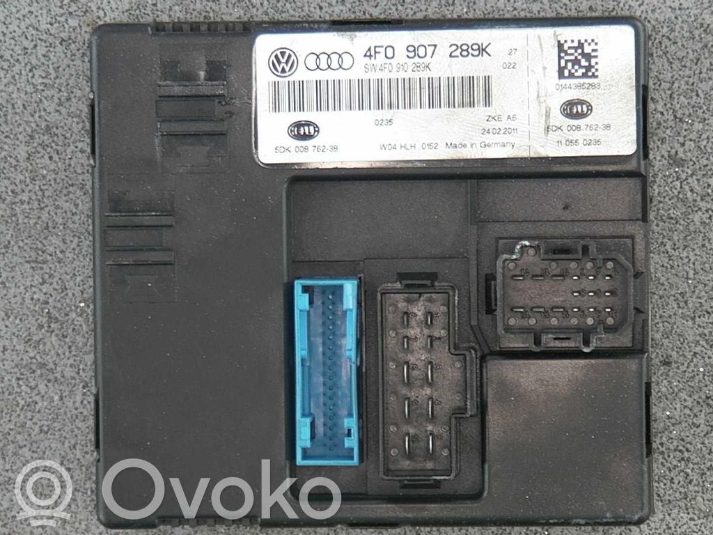 Audi A6 S6 C6 4F Comfort/convenience module 