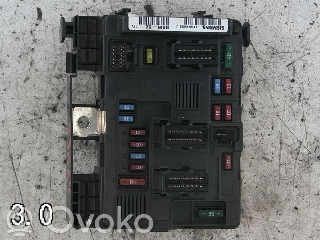 Peugeot Partner Battery relay fuse 