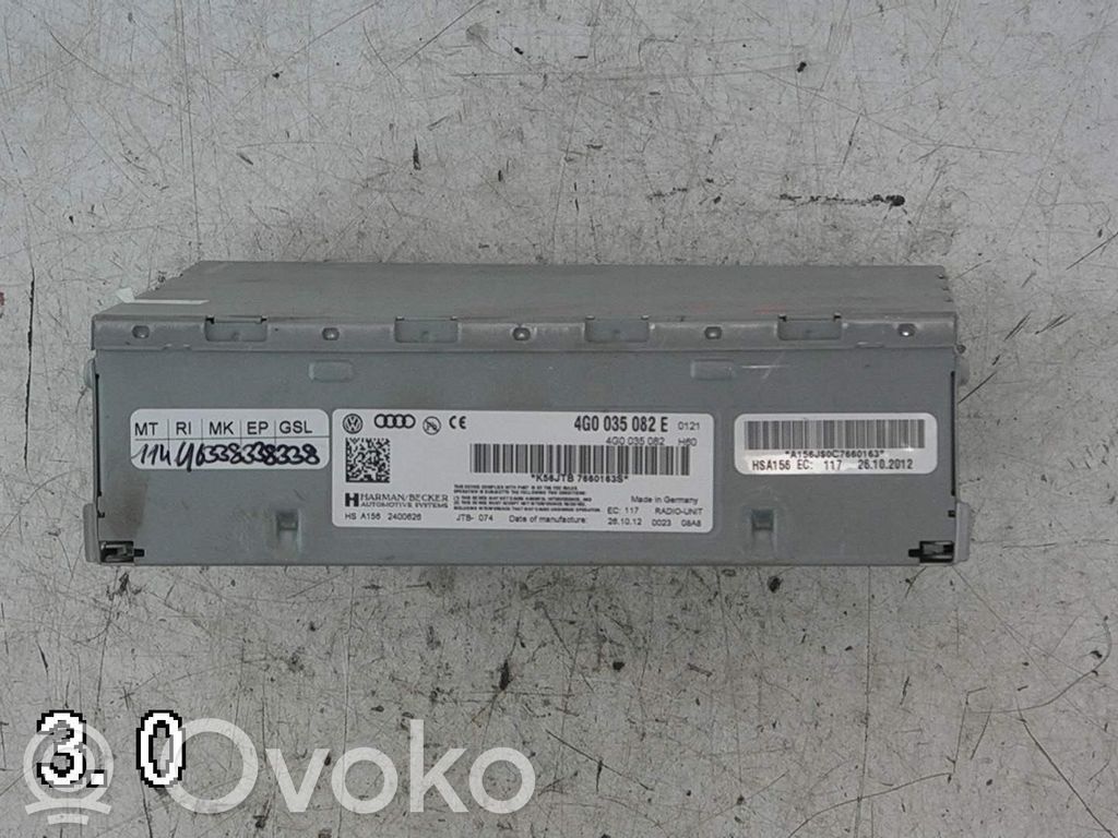 Audi A4 S4 B8 8K Unitate principală radio/CD/DVD/GPS 