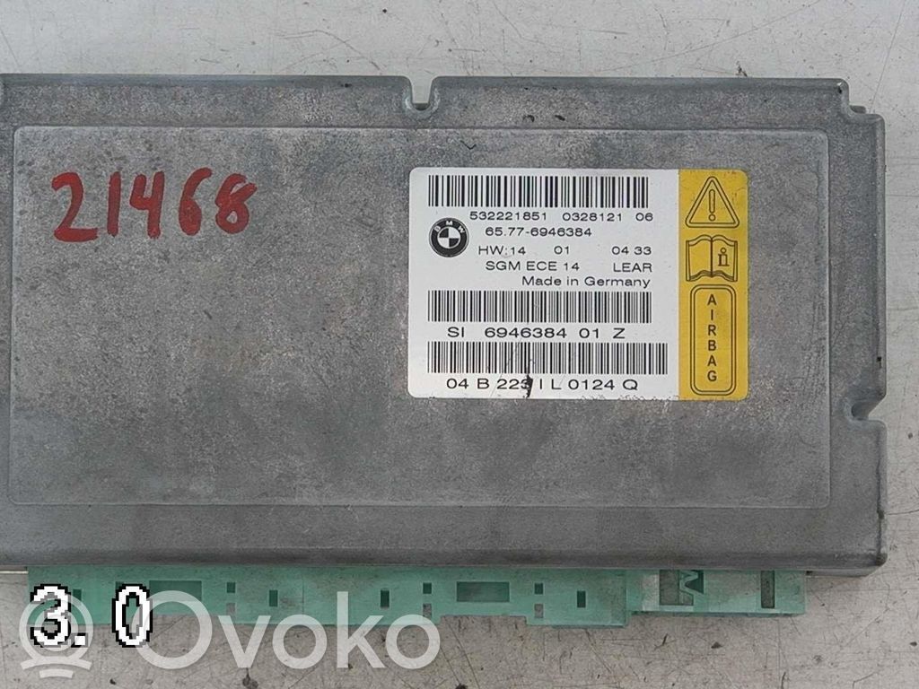 Unidad de control/módulo del Airbag   65776946384,65776946384