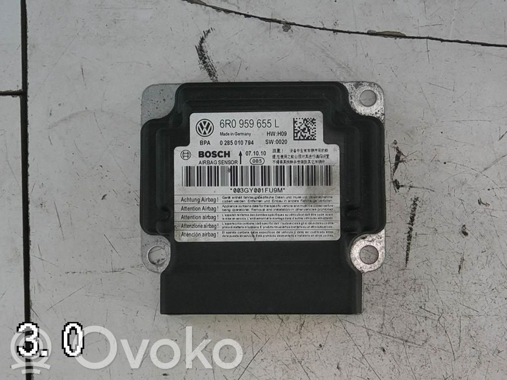 Volkswagen Polo V 6R Unitate/modul de comandă airbaguri 