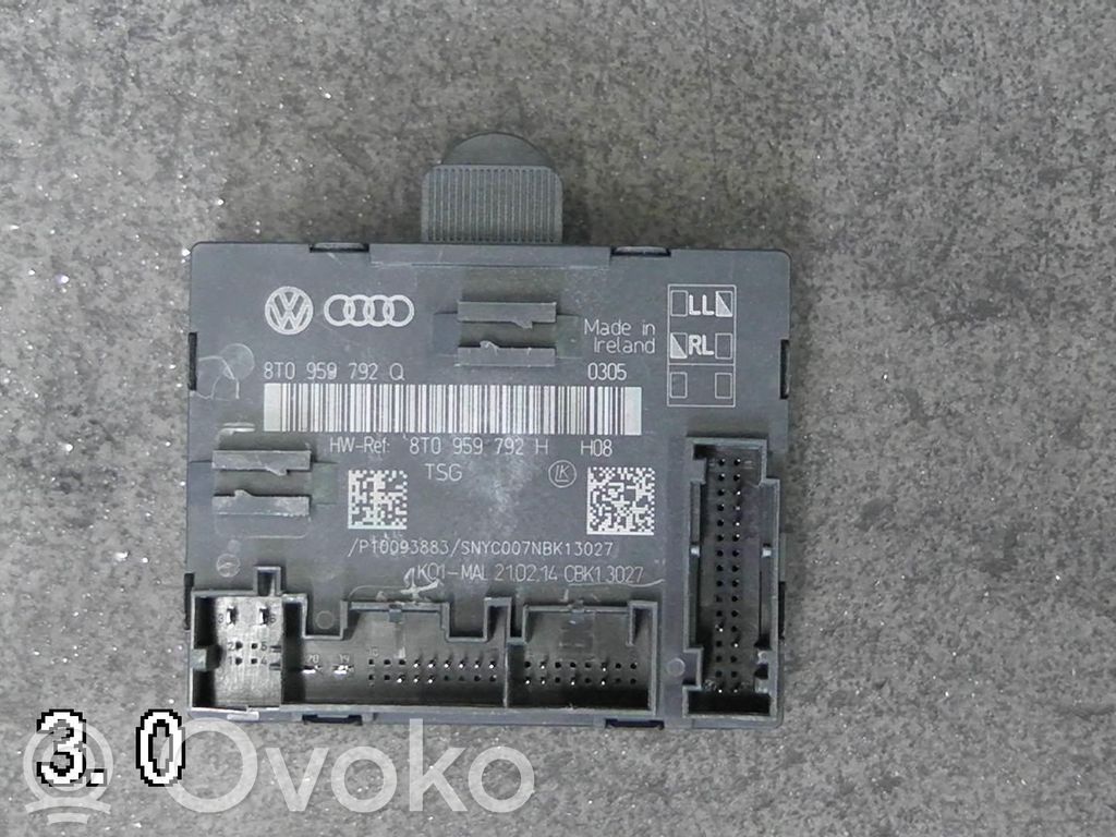 Module confort   8T0959792Q,8T0959792Q,8T0959792P