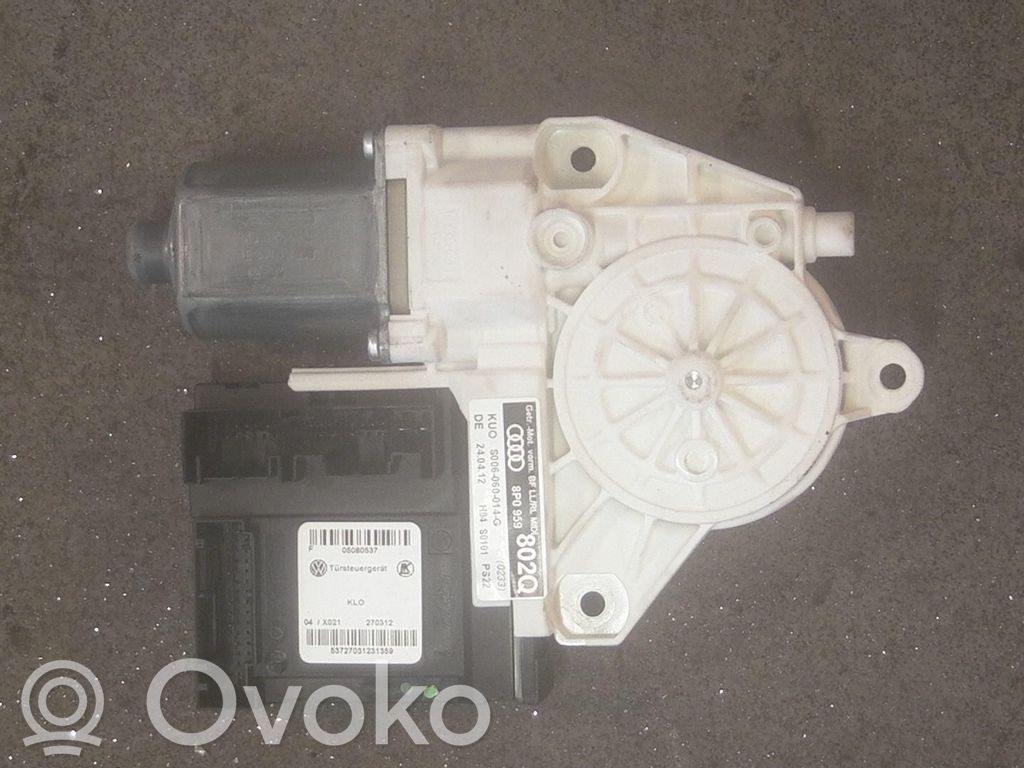 Audi A3 S3 A3 Sportback 8P Silnik regulatora szyby drzwi przednich 