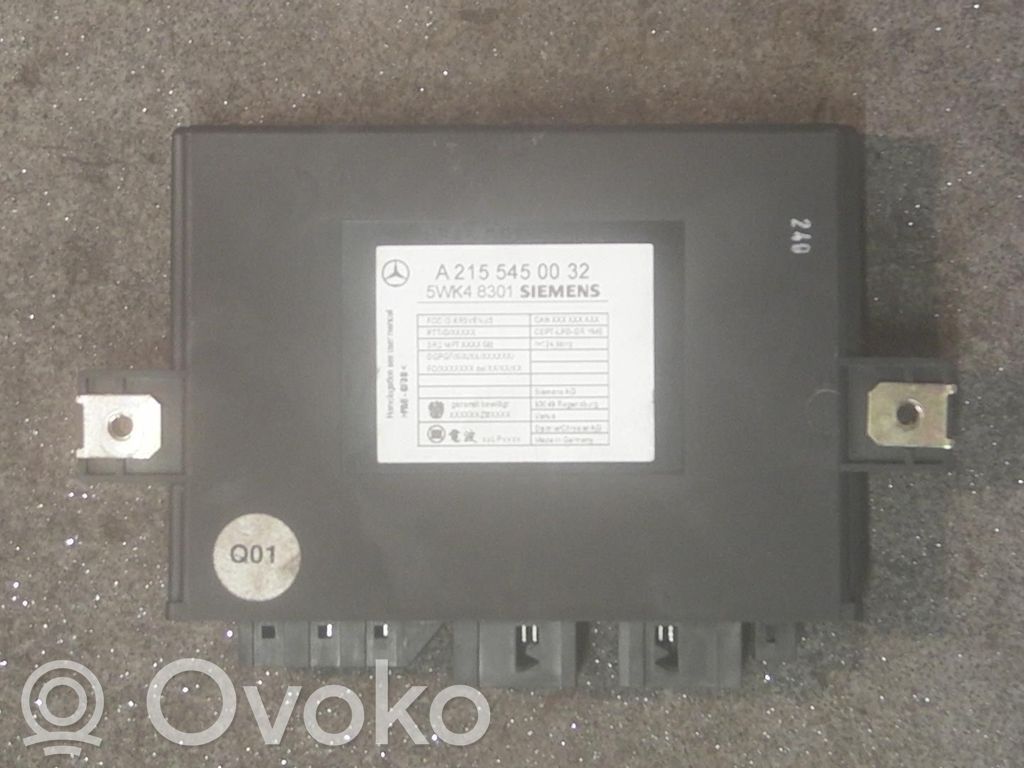 Mercedes-Benz CL C215 Unitate/modul de comandă închidere centralizată 