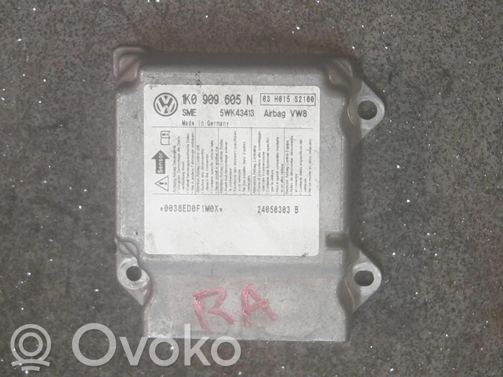Volkswagen Golf V Unitate/modul de comandă airbaguri