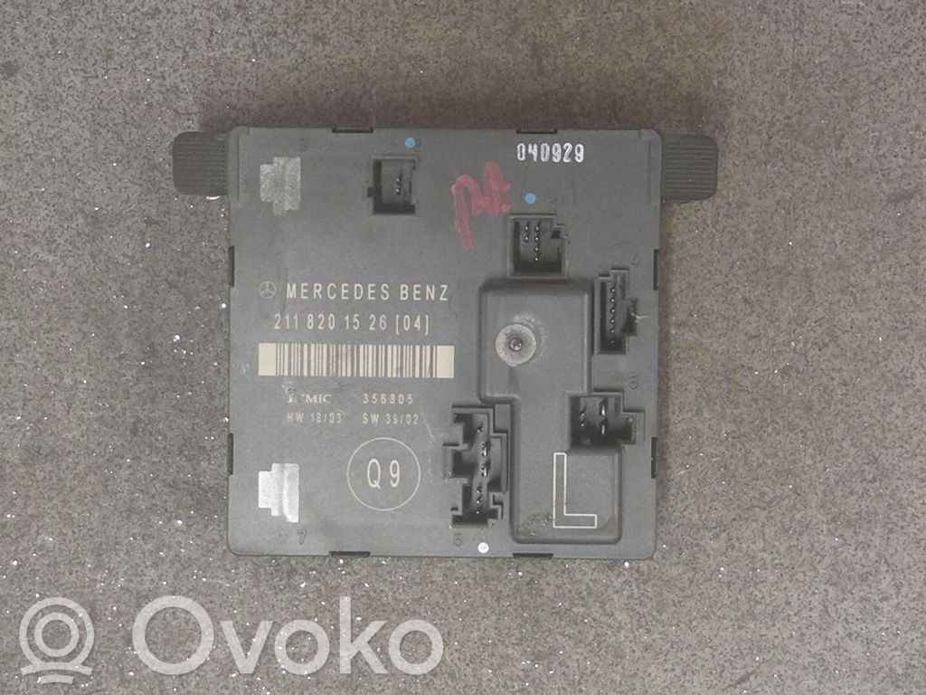 Mercedes-Benz E W211 Module confort 