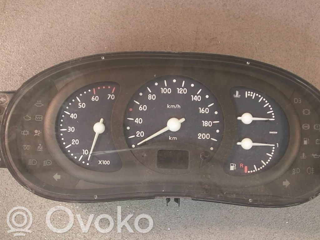 Renault Clio II Nopeusmittari (mittaristo)