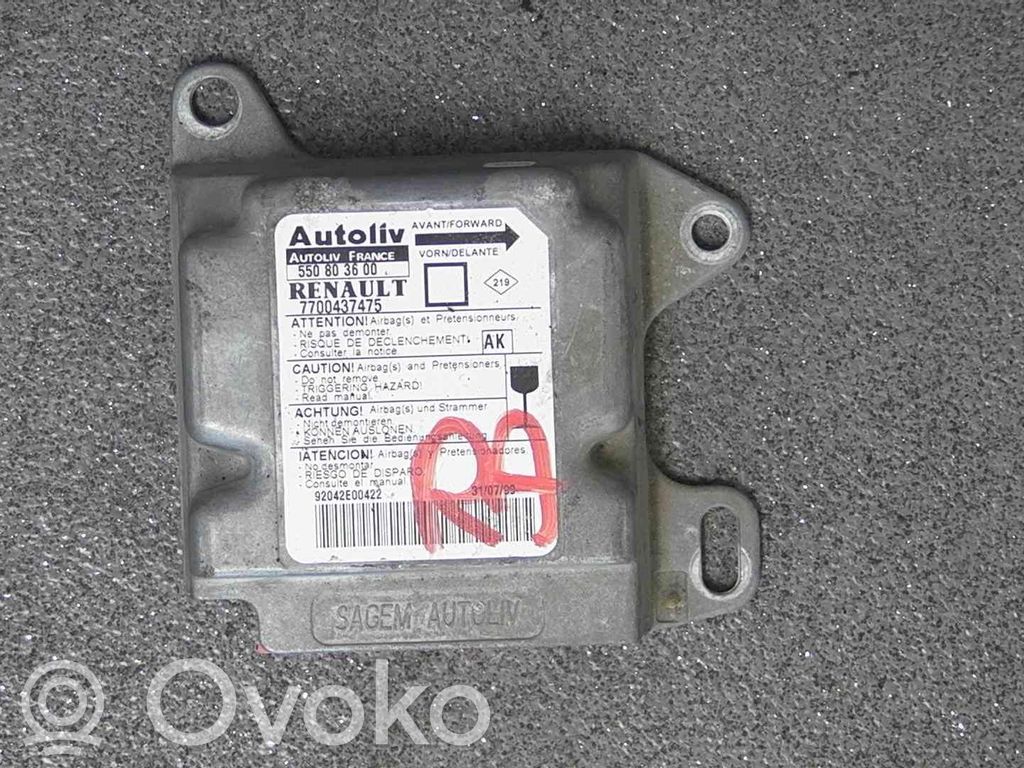 Renault Megane I Unitate/modul de comandă airbaguri 