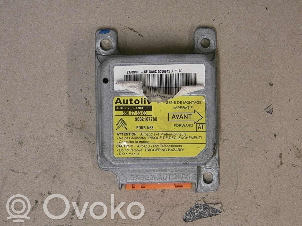 Citroen Xsara Picasso Centralina/modulo airbag 