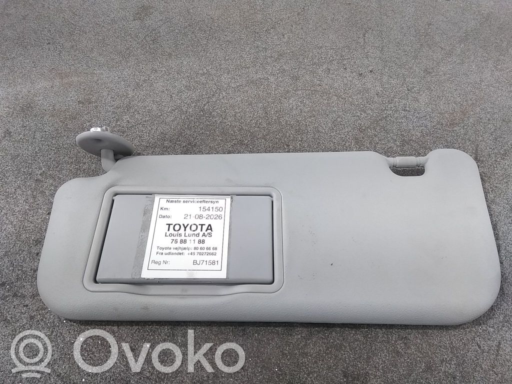 Toyota Auris E180 Pare-soleil 