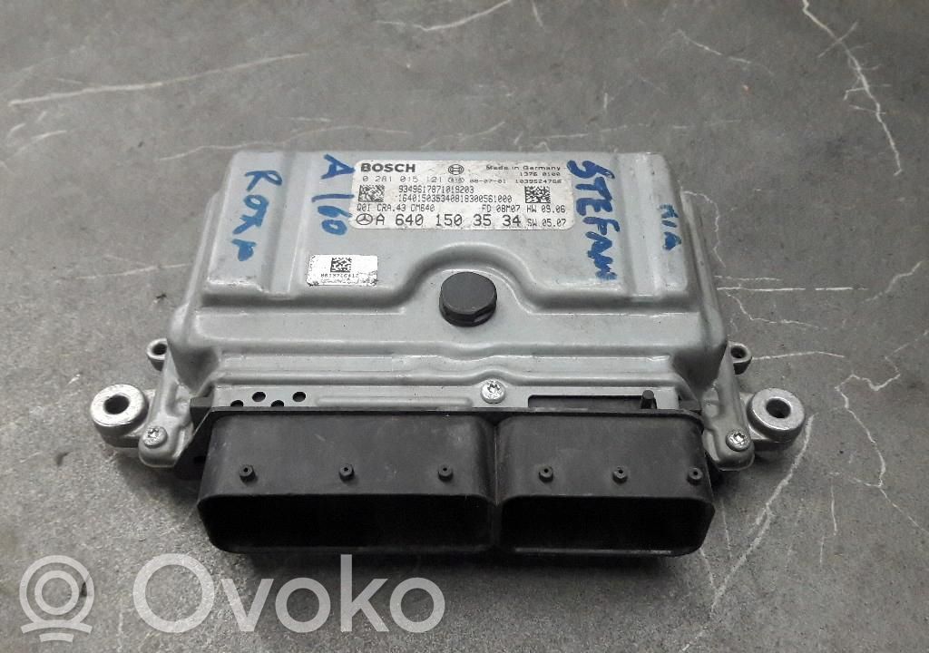 Mercedes-Benz A W169 Unitate control motor/modul ECU 