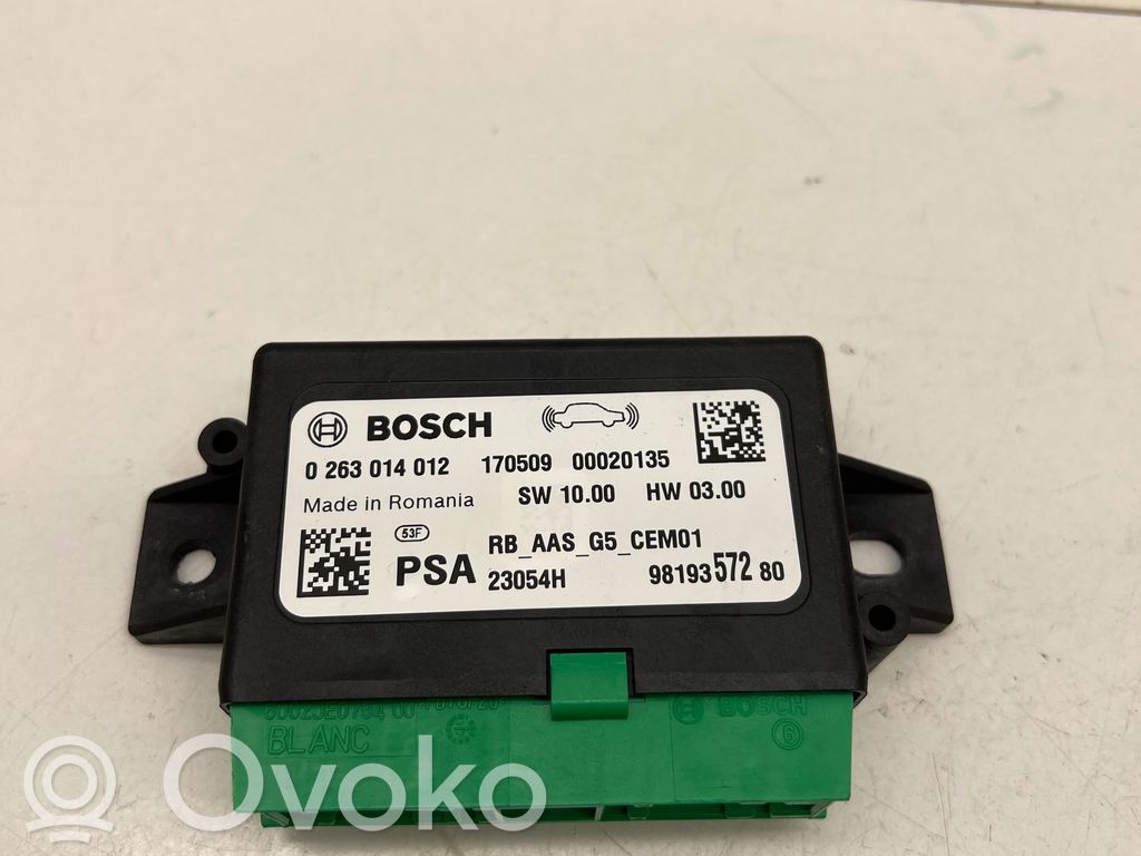 Citroen C4 II Picasso Parking PDC control unit/module 