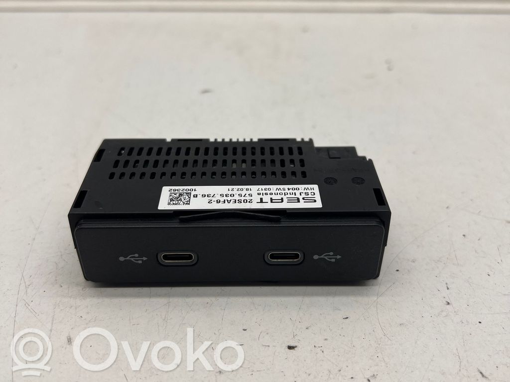 Enchufe conector USB   575035736B,1002362,20SEAF62