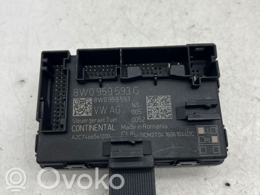 Audi A4 S4 B9 Unidad de control/módulo de la puerta 