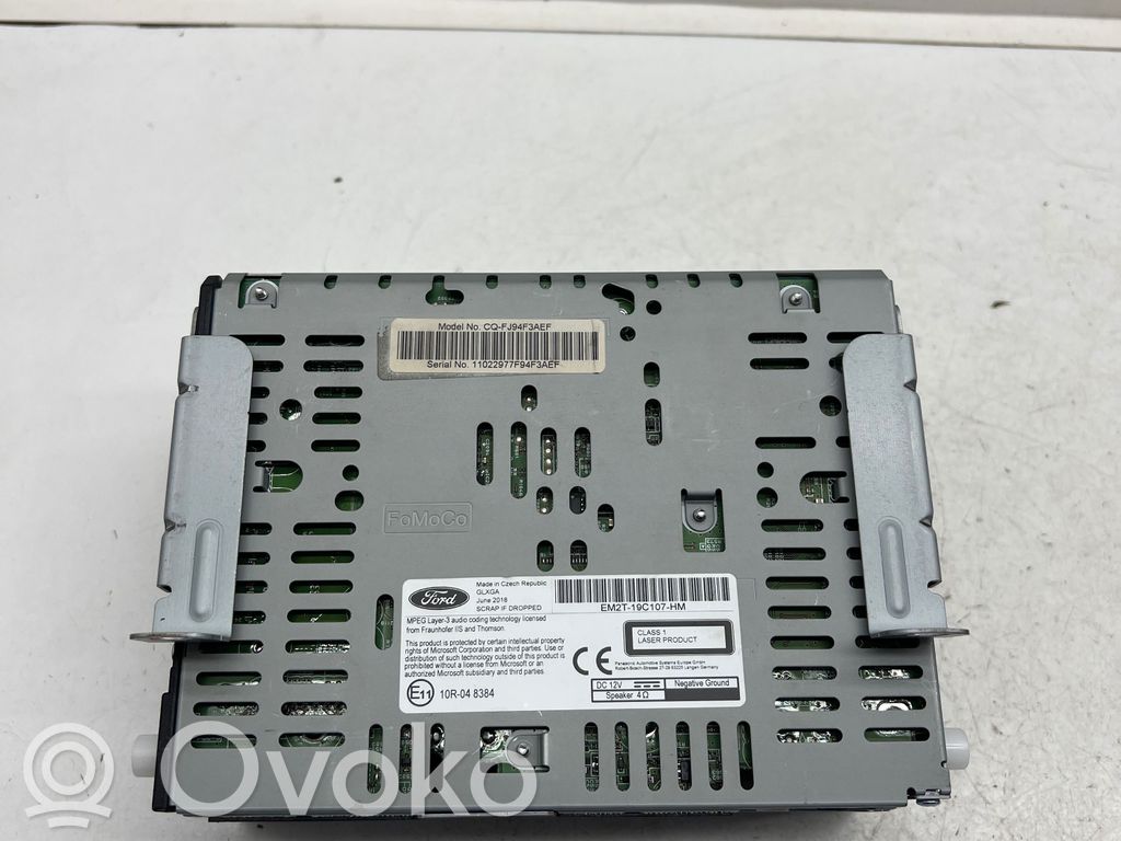 Panel / Radioodtwarzacz CD/DVD/GPS   EM2T19C107HM,1022977F94F3AEF,10R048384