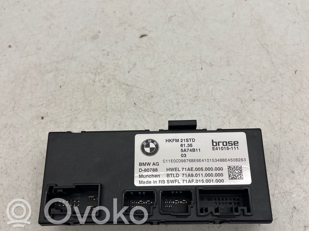BMW X1 U11 Sterownik / Moduł elektrycznej klapy tylnej / bagażnika 
