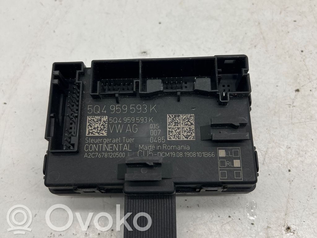 Skoda Octavia Mk3 (5E) Door control unit/module 