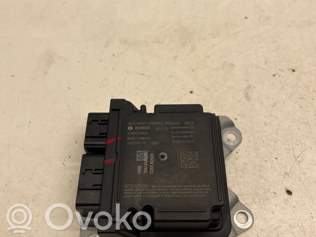 Unidad de control/módulo del Airbag   151287600D,2C21006966AC,0285020422