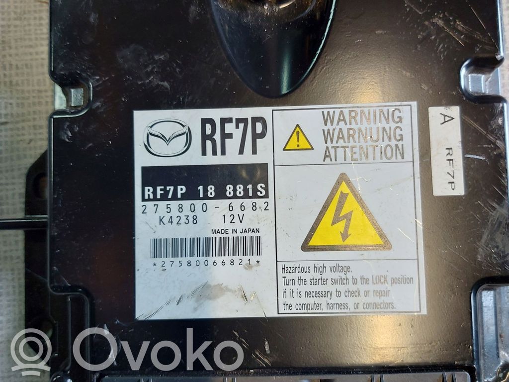 Engine control unit/module   2758006682,RF7P18881S