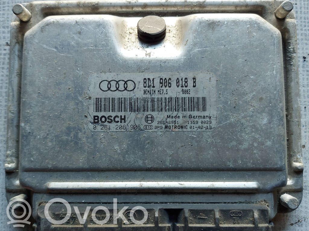 Audi A3 S3 8L Unité de commande, module ECU de moteur 