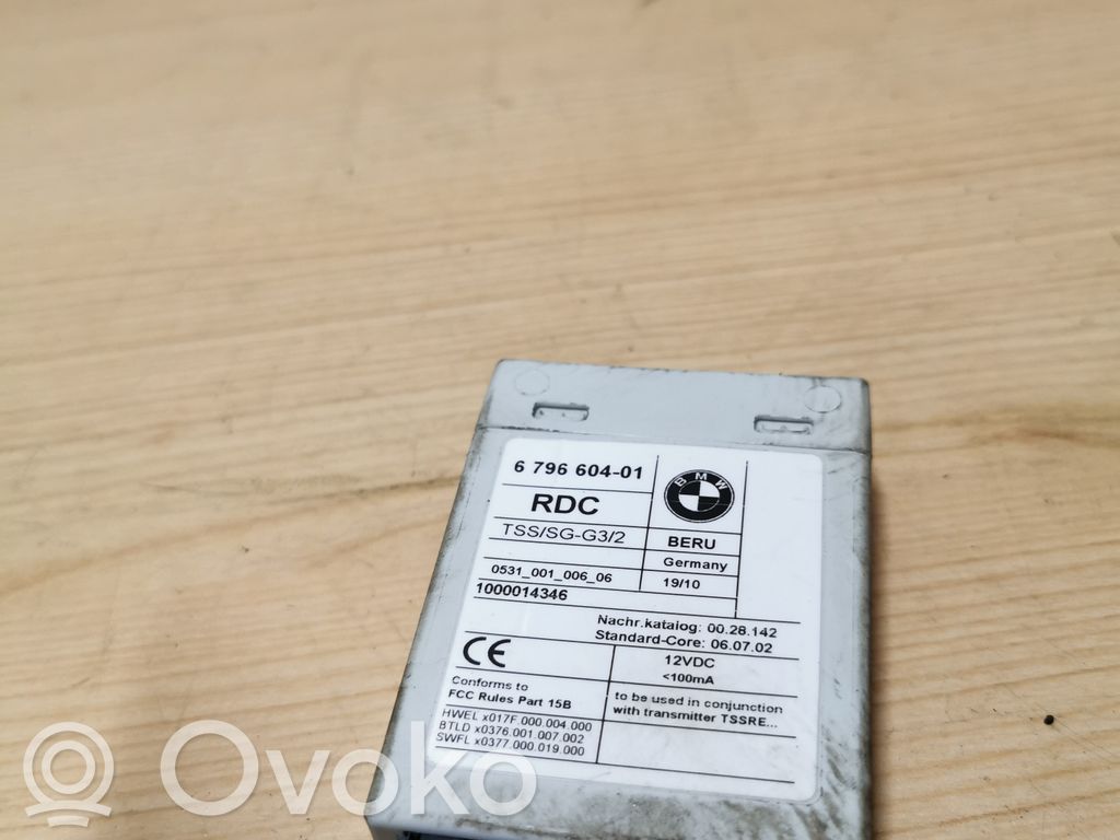 BMW 5 F10 F11 Sterownik / Moduł kontroli ciśnienia w oponach 