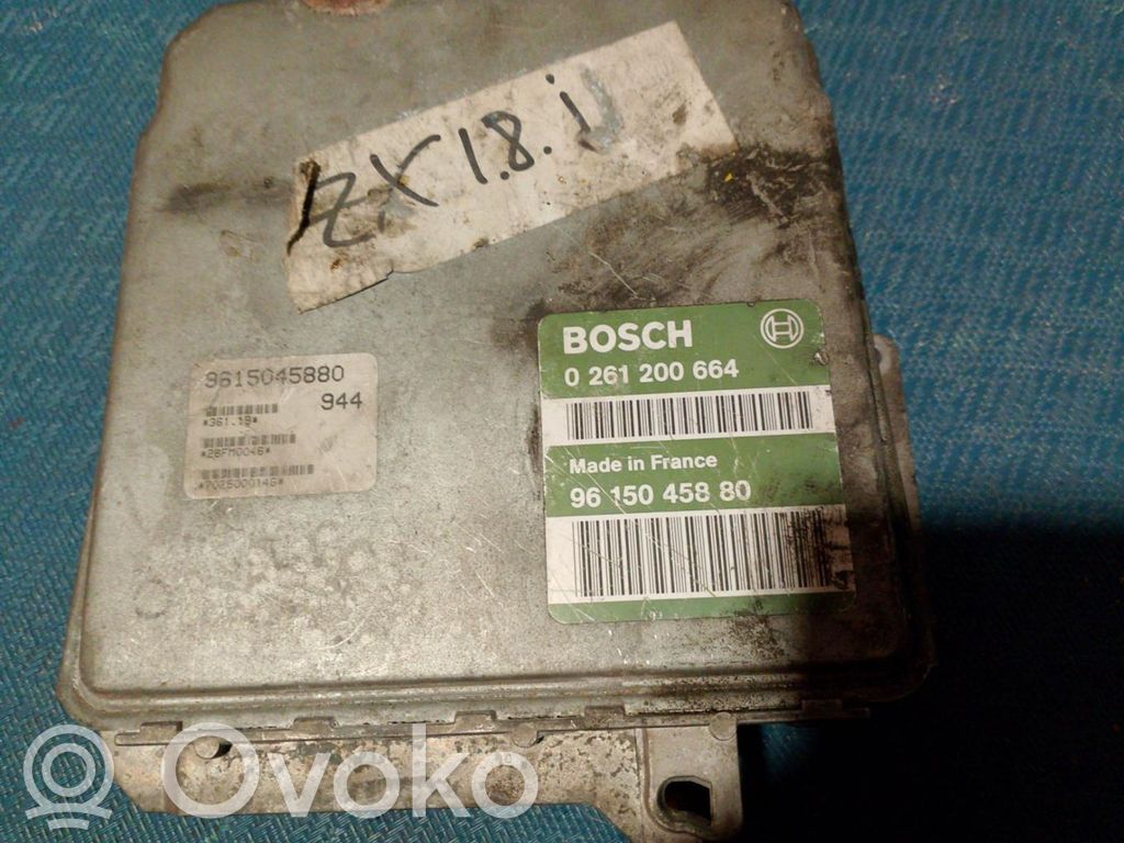 Unidad de control/módulo ECU del motor   9615045880