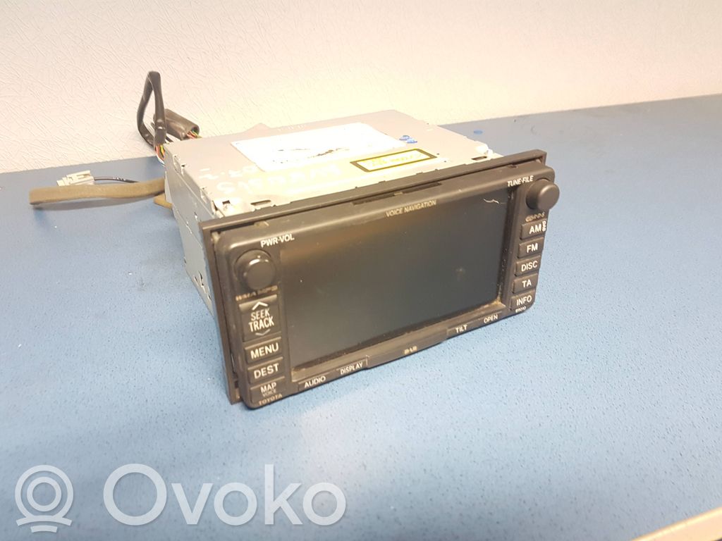 Toyota Avensis T250 Panel / Radioodtwarzacz CD/DVD/GPS 