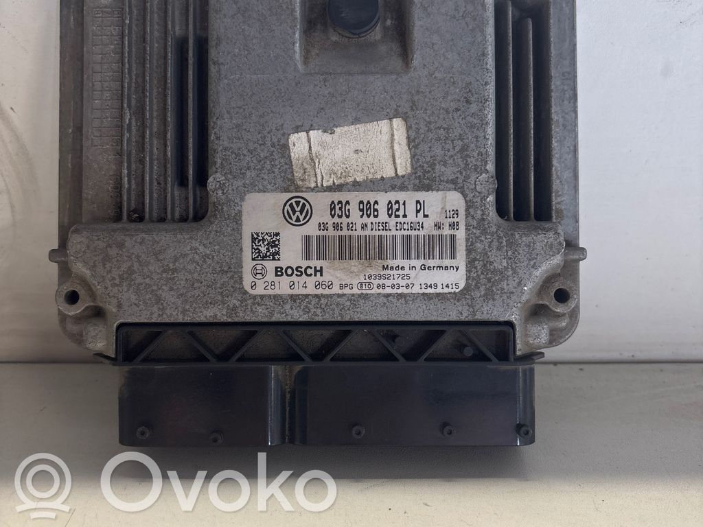 Volkswagen Golf V Engine control unit/module 