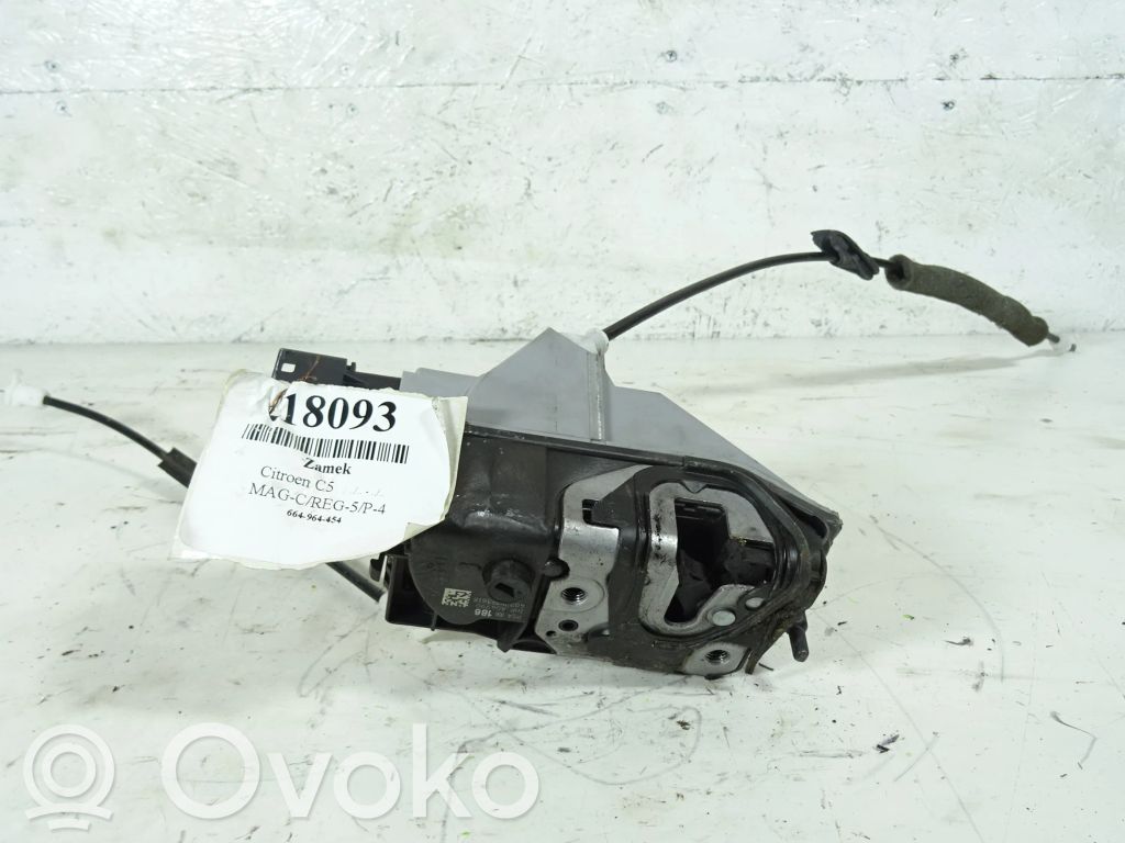 Citroen C5 Takaoven lukko 