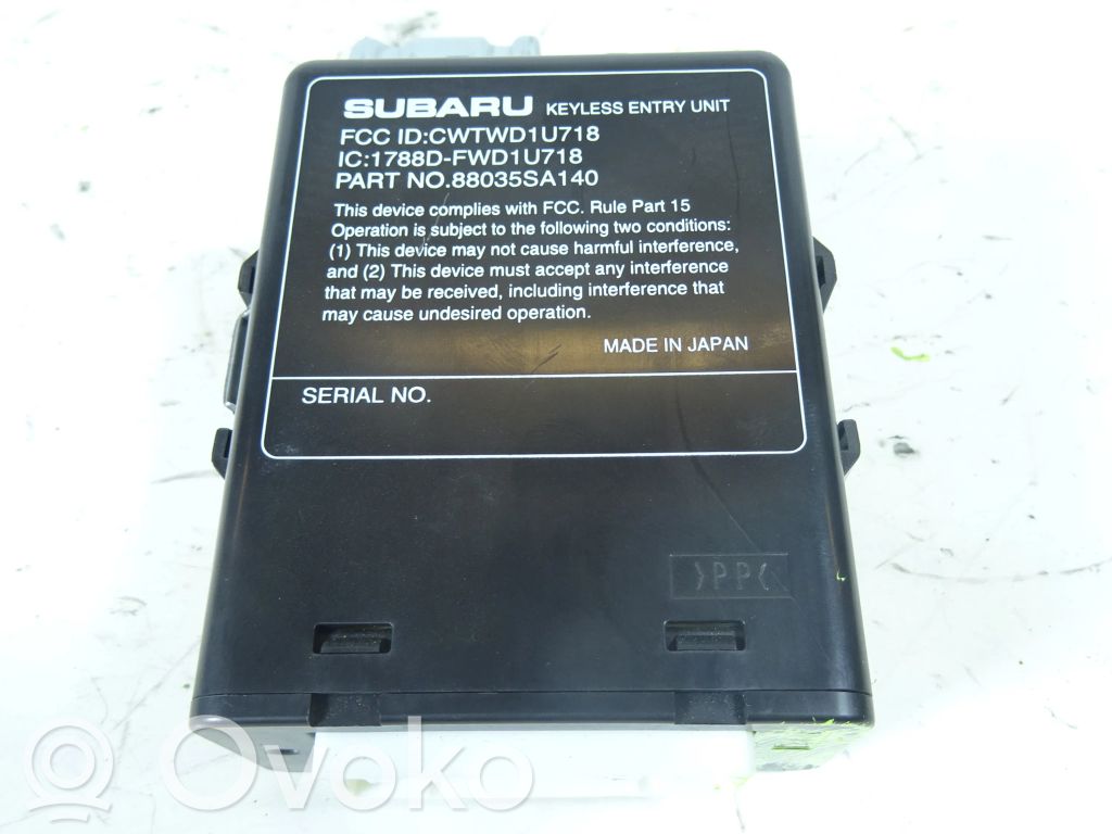 Subaru Forester SG Calculateur moteur ECU 