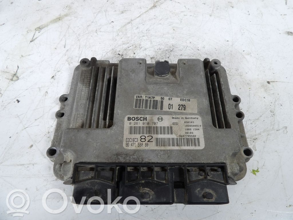 Peugeot 206 CC Engine control unit/module ECU 