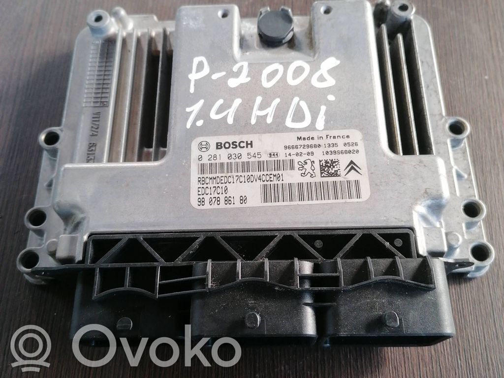 Peugeot 2008 I Engine control unit/module 
